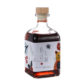 Empty wine bottle250ml square sparkling wine bottle champagne bottle vodka whisky bottle